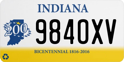 IN license plate 984OXV