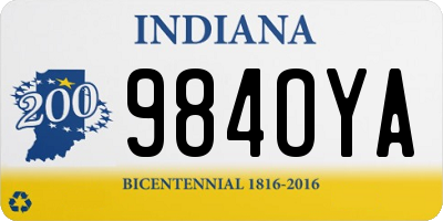 IN license plate 984OYA