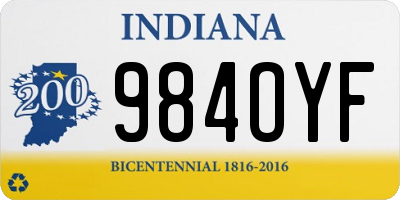 IN license plate 984OYF