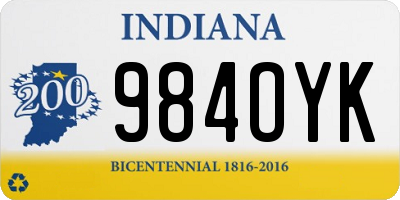 IN license plate 984OYK