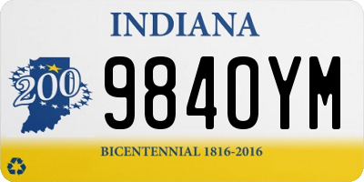 IN license plate 984OYM