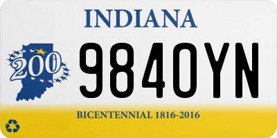 IN license plate 984OYN