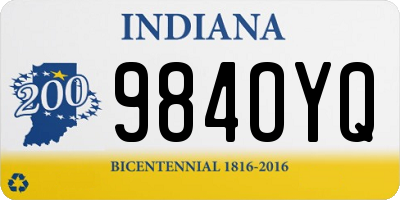 IN license plate 984OYQ