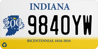 IN license plate 984OYW