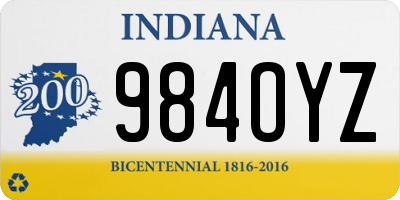 IN license plate 984OYZ