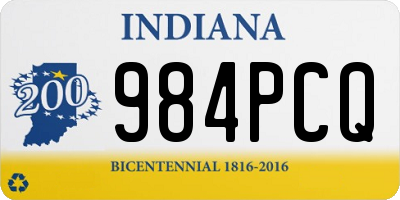 IN license plate 984PCQ