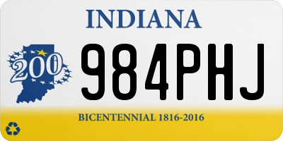 IN license plate 984PHJ