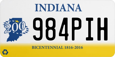 IN license plate 984PIH