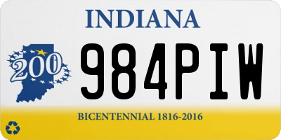 IN license plate 984PIW