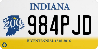 IN license plate 984PJD