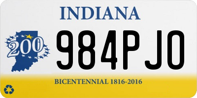 IN license plate 984PJO