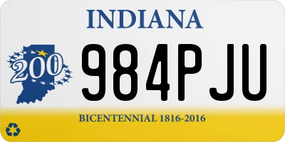 IN license plate 984PJU