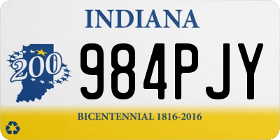 IN license plate 984PJY