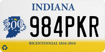 IN license plate 984PKR