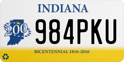 IN license plate 984PKU