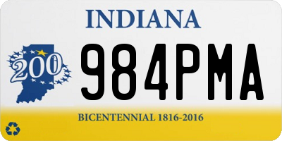 IN license plate 984PMA