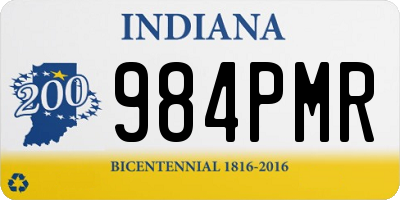 IN license plate 984PMR