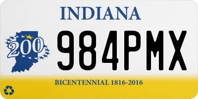 IN license plate 984PMX