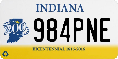 IN license plate 984PNE