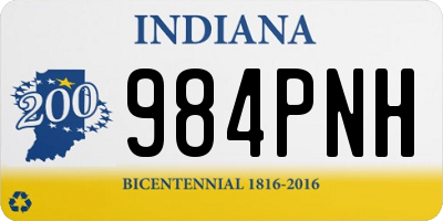 IN license plate 984PNH