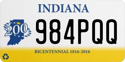 IN license plate 984PQQ