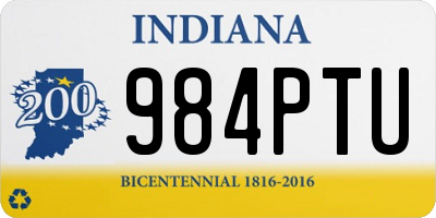 IN license plate 984PTU