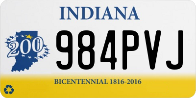 IN license plate 984PVJ