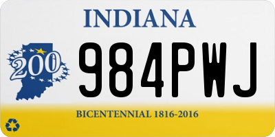 IN license plate 984PWJ