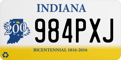 IN license plate 984PXJ