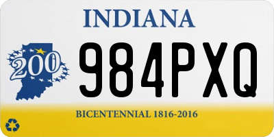 IN license plate 984PXQ