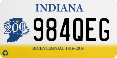 IN license plate 984QEG