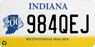 IN license plate 984QEJ