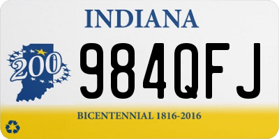 IN license plate 984QFJ