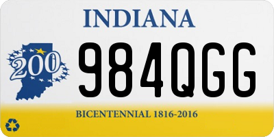 IN license plate 984QGG