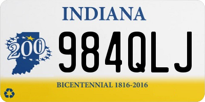 IN license plate 984QLJ