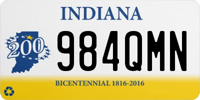 IN license plate 984QMN