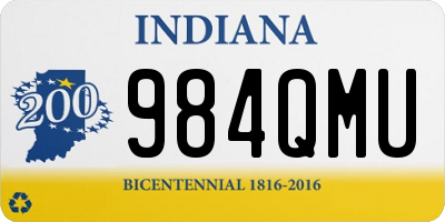 IN license plate 984QMU