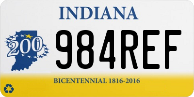 IN license plate 984REF