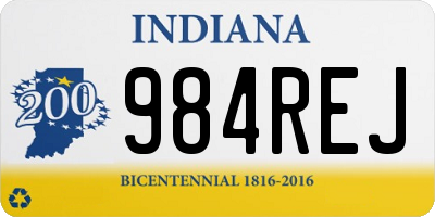 IN license plate 984REJ