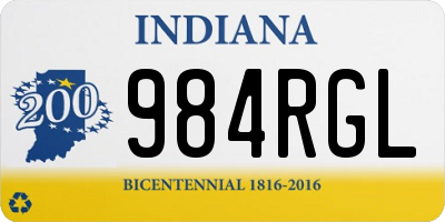 IN license plate 984RGL