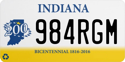 IN license plate 984RGM