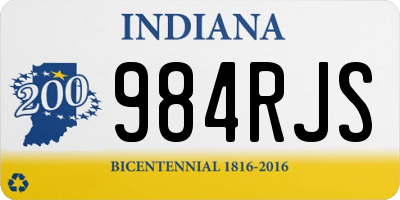 IN license plate 984RJS