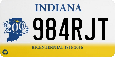 IN license plate 984RJT