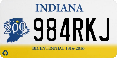 IN license plate 984RKJ