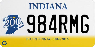 IN license plate 984RMG