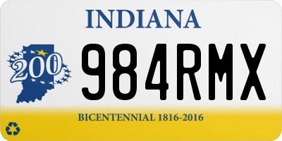 IN license plate 984RMX