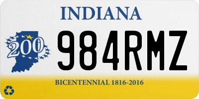 IN license plate 984RMZ