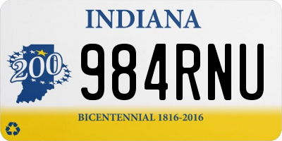 IN license plate 984RNU