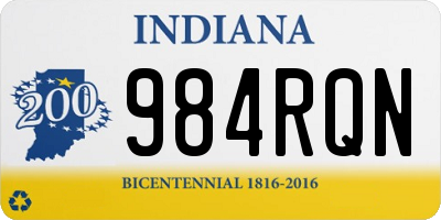 IN license plate 984RQN