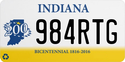 IN license plate 984RTG